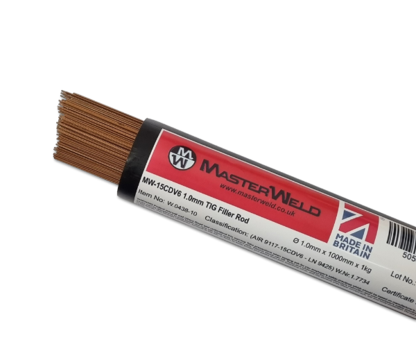 Masterweld MW-15CDV6 1.0mm TIG Filler Rod (1Kg Pack)