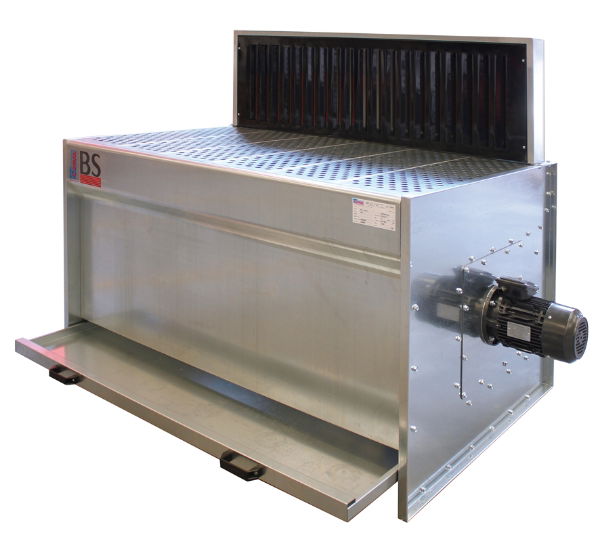 MBS Downdraft Bench 2500mm x 900mm with Built-in Fan