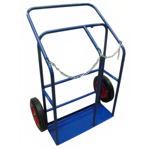 Heavy-Duty Oxy/Propane Gas Cylinder Trolley 2 Wheel