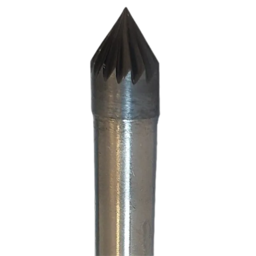 Tip Shape 60 Degree Carbide Burr Standard Cut