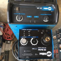 Miller XPS 350 MIG Welder-Front Panel