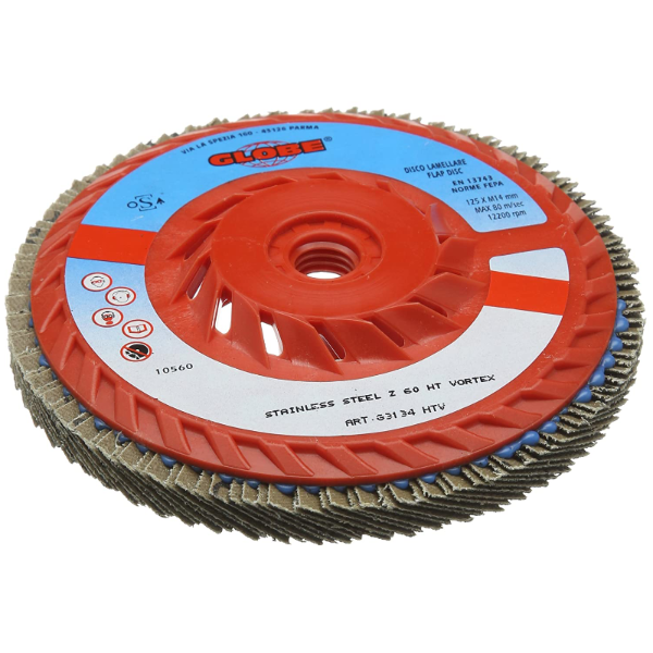 Globe Vortex Flap Disc 125mm x 22mm Z40