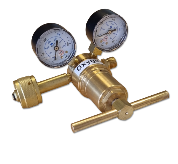 Oxygen S/E NEVOC Single Stage High Pressure Regulator 24 Bar Outlet