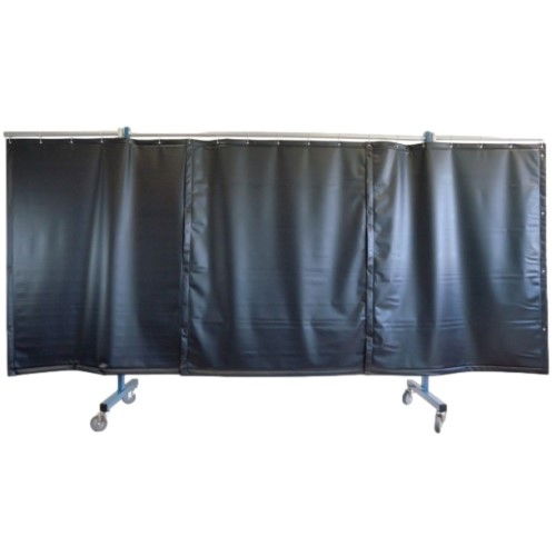 3 Panel Dark Green Portable Welding Screen