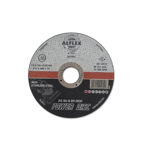 Alflex Metal Slitting Disc Inox 115 x 22 x 1.0mm