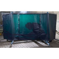 3 Panel Extra Heavy Duty Portable Welding Screen