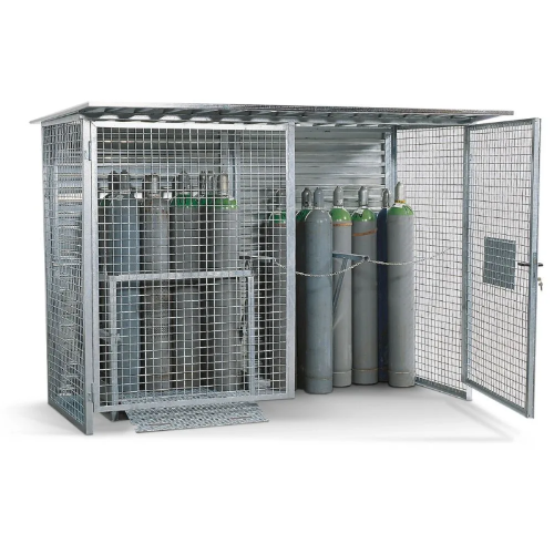 48 x 50 Litre Bottle Capacity Gas Cylinder Storage Unit