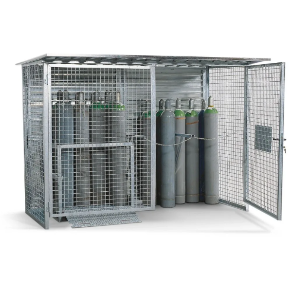 48 x 50 Litre Bottle Capacity Gas Cylinder Storage Unit