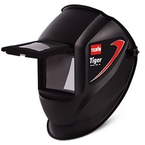 Telwin Tiger Welding Helmet with Flip-Up Shaded Lens