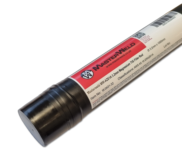 Masterweld MW-AZ61A 3.2mm Magnesium TIG Filler Rod 0.5Kg Pack