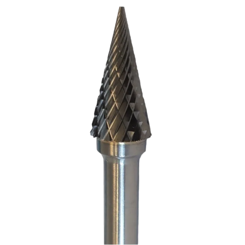 Pointed Cone Carbide Burr Diamond Cut