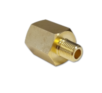 GasTek® 1/4" NPT Male to 1/2" NPT Female 300 Bar Rated Brass Adaptor