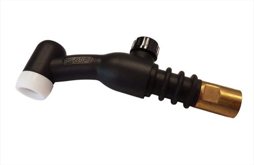 WP26FV Flexible Valved TIG Torch Body W.1628-26V