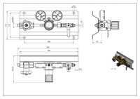 Single-Sided Inert Gas Manifold Syst 1x1 20 Bar Out