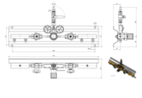 2x2 Manual 60m3/hr Oxygen Manifold