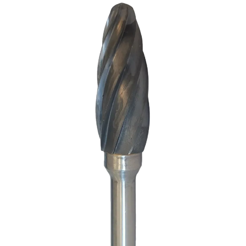 Flame Shaped Carbide Burr Aluminium Cut