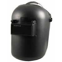 Welders Helmet c/w 4 1/4" x 2" Flip Up Lens