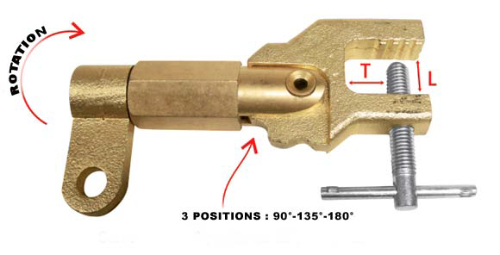 400 Amp Rotaty Earth Clamp