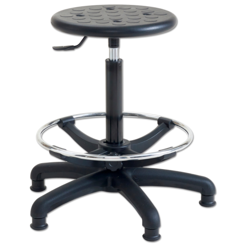 Industrial Welders Stool Adjustable with Foot Rest