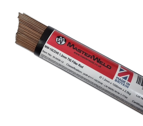 Masterweld MW-15CDV6 1.2mm TIG Filler Rod (2.5 Kg Pack)