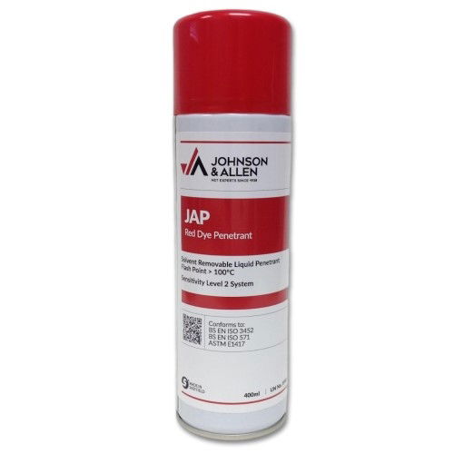 JAP Red Dye Penetrant 400ml Aerosol