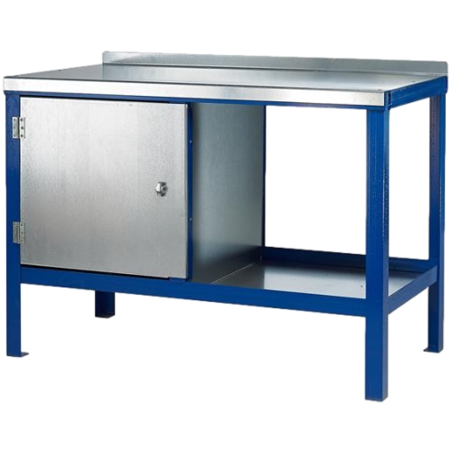 Steel Top Heavy-Duty Steel Work Bench