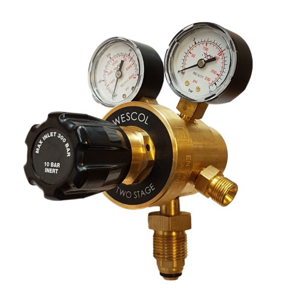 Wescol Air Two Stage Regulator Bottom Entry 10 Bar Outlet
