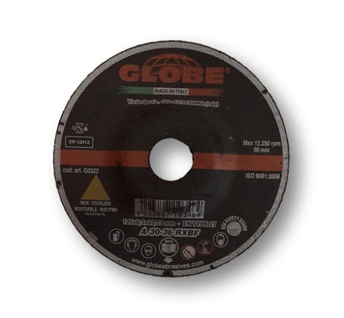 Globe Metal Grinding Disc Inox