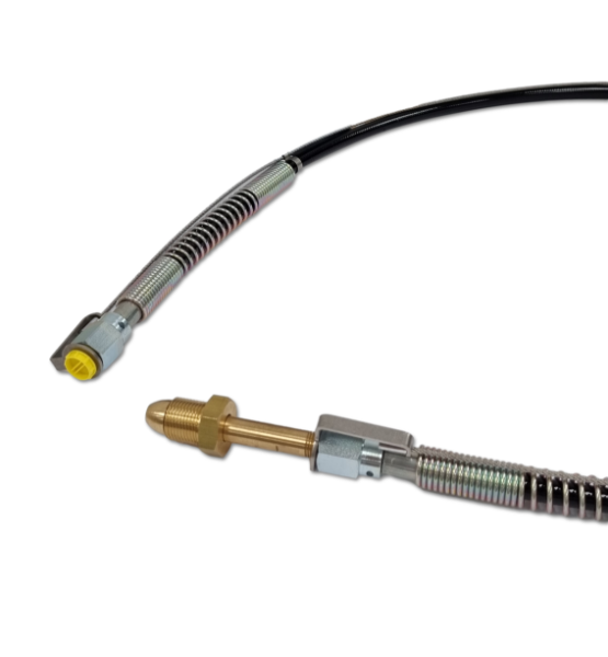 2 mtr Anti-Whip Gas Hose 300 Bar with BS-3 Cylinder Connector