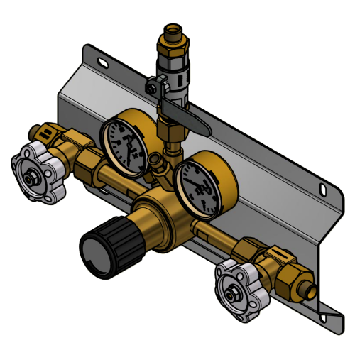 2x1 320m3/hr Hi-Flow Oxygen Manifold