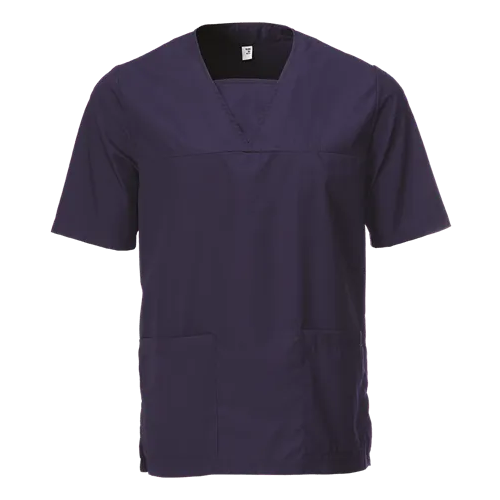 Unisex Navy Medical Scrub Top