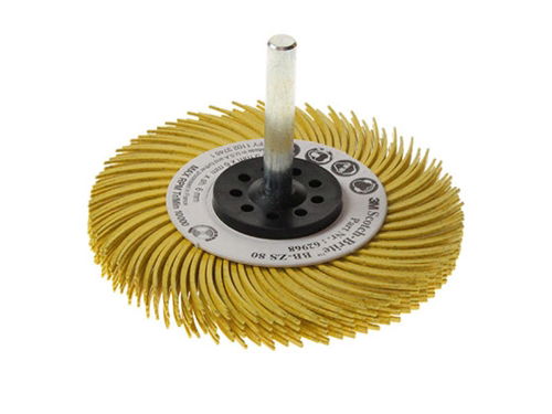 3M 62968 Scotch-Brite Radial Bristle Brush Yellow 76mm P80