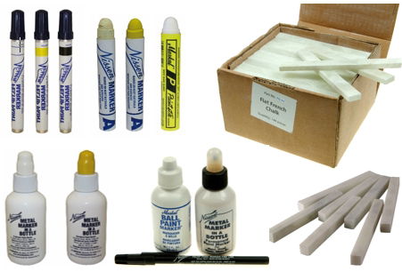 AES range of metal marking products