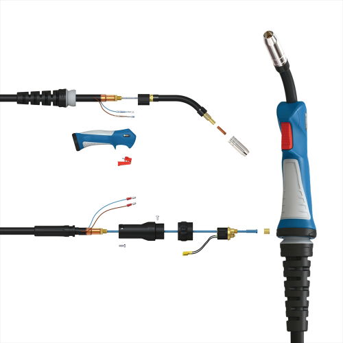 Max-Arc® MA15 Pro-Lite Air-Cooled MIG Welding Torch and Parts