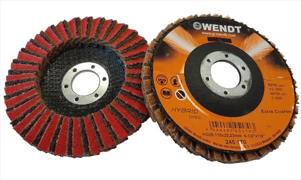 Wendt Hybrid Flap Discs, Extra Coarse