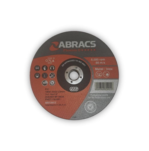 Abracs Proflex Metal Slitting Disc Inox 180 x 22 x 1.6mm