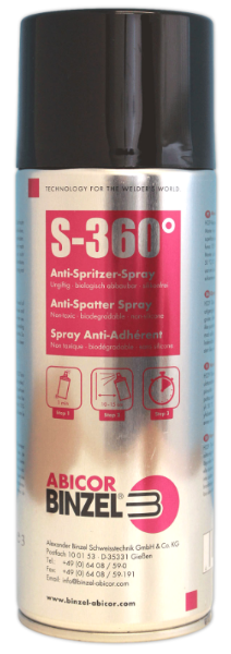 Abicor Binzel S-360 Anti-Spatter Aerosol (400ml)