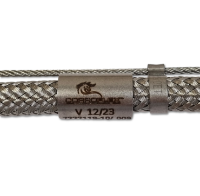 CO2 2mtr High Pressure Gas Hose with Anti-Whip BS-8 x 1/4" NPT