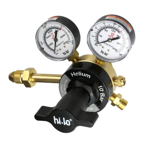 Multi-Stage Helium Gas Regulator 10 Bar Side Entry