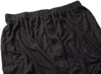 Black Thermal Long Johns Waistband