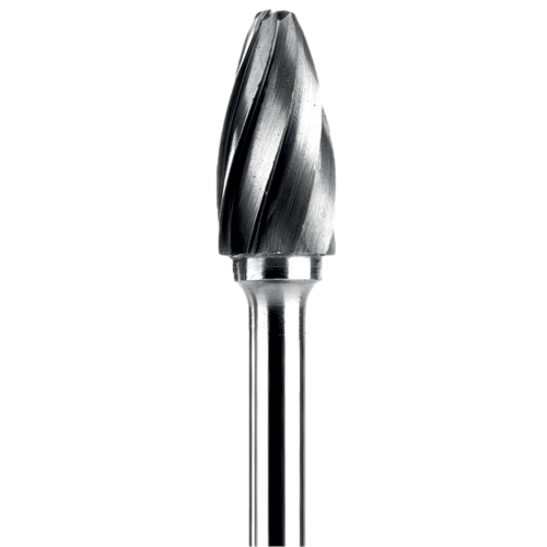 Tree Radius End Shape Carbide Burr Aluminium Cut