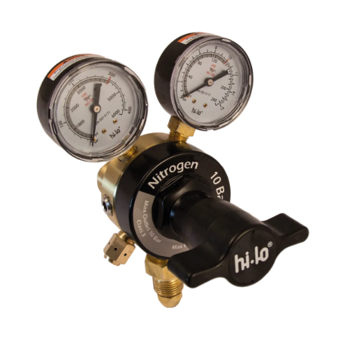 HiLo Nitrogen Multi-Stage Regulator 10 Bar Outlet
