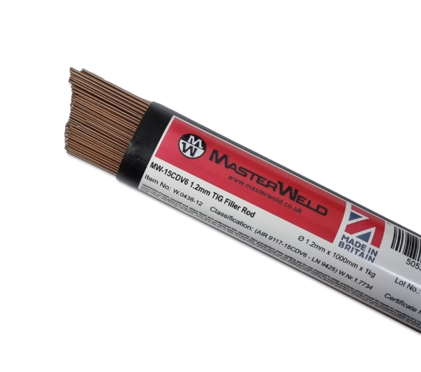 Masterweld MW-15CDV6 1.2mm TIG Filler Rod (1 Kg Pack)