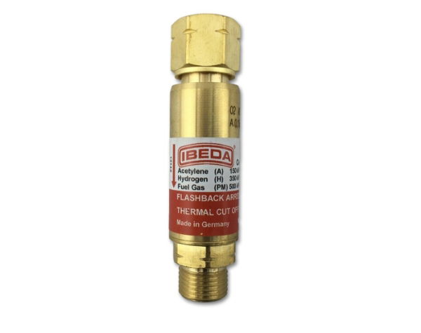 Ibeda DGN Fuel Gas Flashback Arrestor 9/16" UNF LH Thread