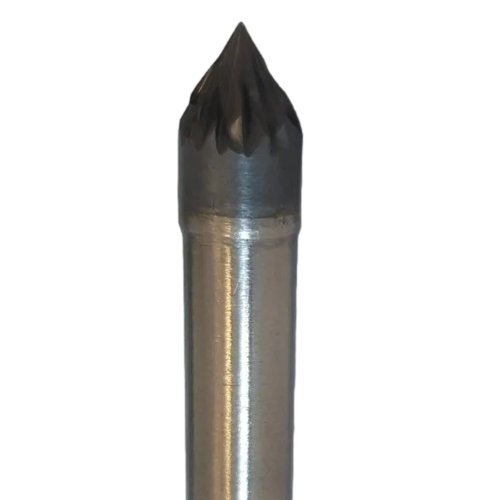 Tip Shape 60 Degree Carbide Burr Diamond Cut