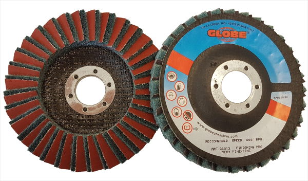 Globe Hybrid Flap Discs - Very Fine