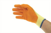 Orange Latex Grip Glove Size 10