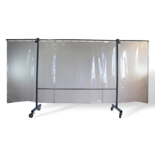 3-Panel Portable Heavy Duty Clear Screen